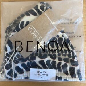 BENOA Hebrew cone Siena top size L NEW in package